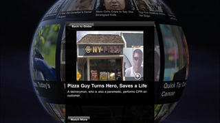 Navigate The 3D Globe of News